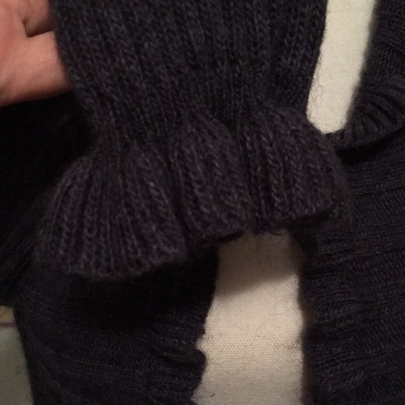 Elisabetta Collection Open Front Wool Blend Cardigan - Picture 6 of 9